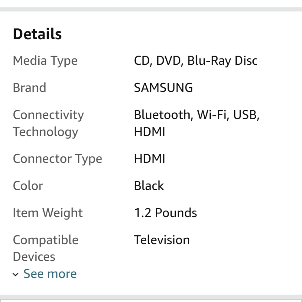 Samsumg Blu Ray BD JM6300 gently used, like new with HDMI cord. C1 - Picture 7 of 12